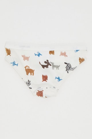 3 slips - Blanc et gris chiné