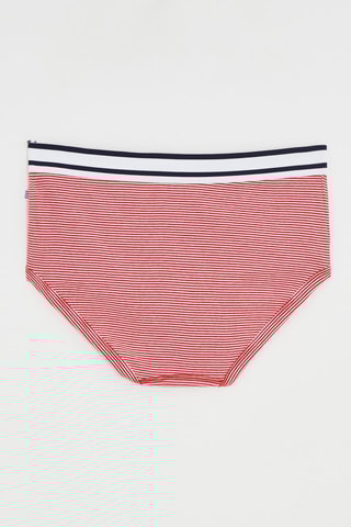 Slip - Rouge et blanc