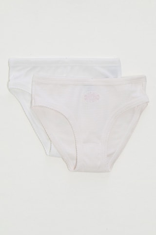 2 culottes - Blanc et écru