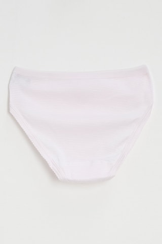 2 culottes - Blanc et rose poudré