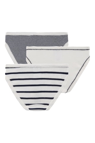 3 culottes - Blanc et noir