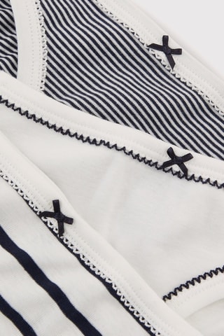 3 culottes - Blanc et noir