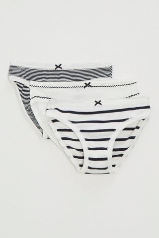 3 culottes - Noir et blanc