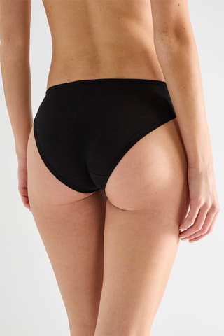 3 culottes - Gris chiné et noir