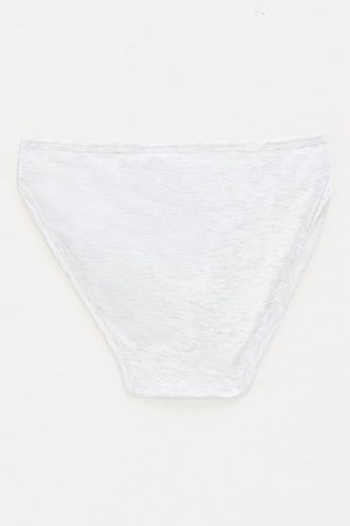 3 culottes - Gris chiné et noir