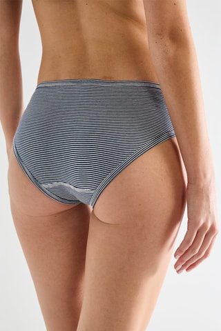 Culotte - Blanc et bleu marine