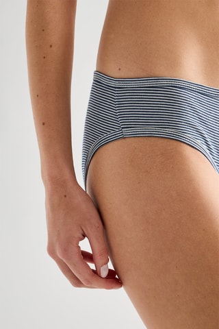 Culotte - Blanc et bleu marine