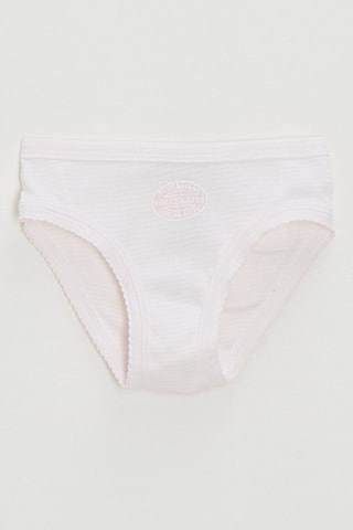 Culottes - Rose poudré et blanc