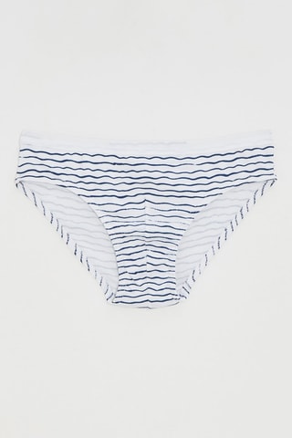 Culotte - Blanc et bleu marine
