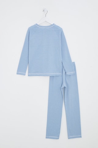 Pyjama - Ciel et blanc