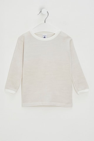 T-shirt en laine - Gris clair