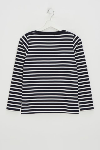 T-shirt - Blanc et bleu marine