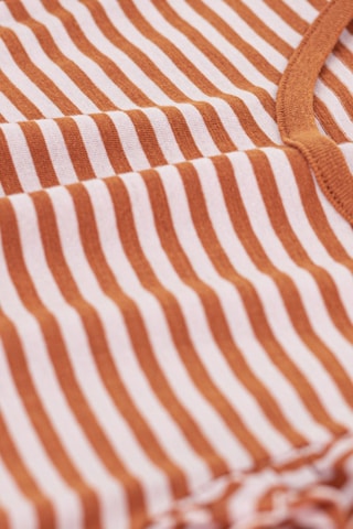 T-shirt - Blanc et rouge brique