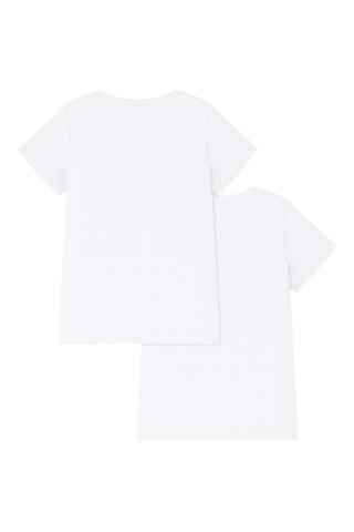 2 t-shirts - Blanc