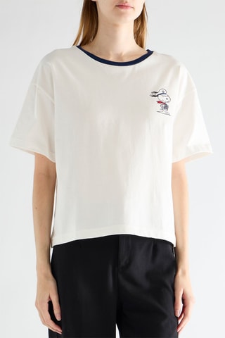 T-shirt Snoopy - Blanc