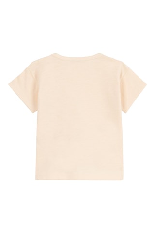 T-shirt à manches courtes. Beige