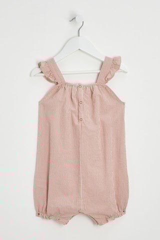 Combishort - Rouge et blanc