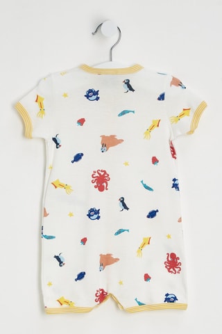 Combinaison - Blanc et jaune