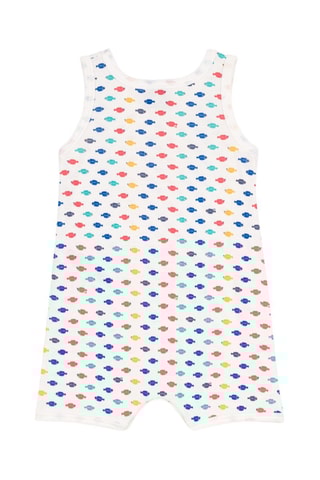 Combinaison - Blanc et jaune