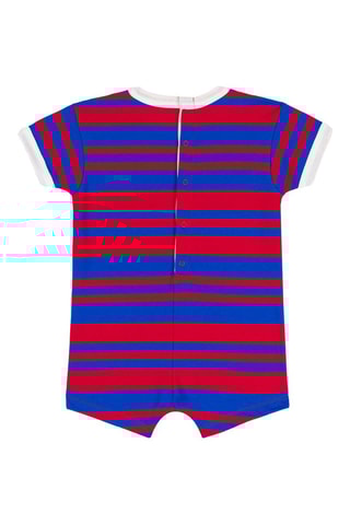 Combinaison - Bleu roi et rouge