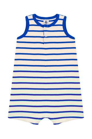 Combinaison - Beige et bleu pétrole