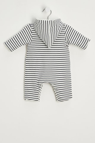 Grenouillère - Blanc eet bleu marine