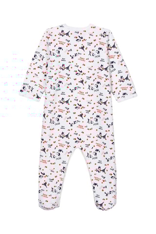 Grenouillère - Blanc et bleu marine