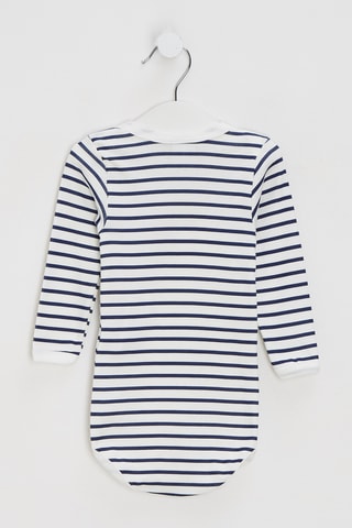 2 bodys - Blanc et bleu marine