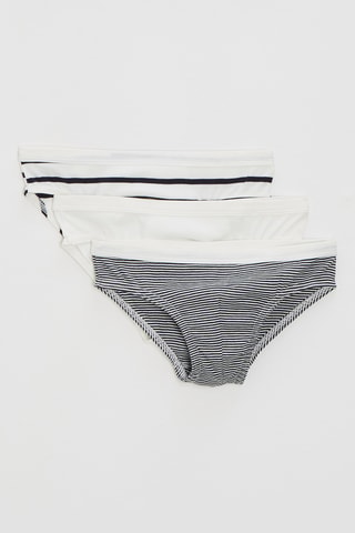 2 culottes - Blanc et noir