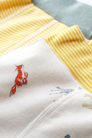 2 boxers - Jaune et blanc