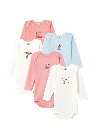 5 bodys - Ciel et rouge