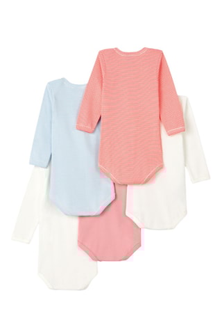 5 bodys - Ciel et rouge