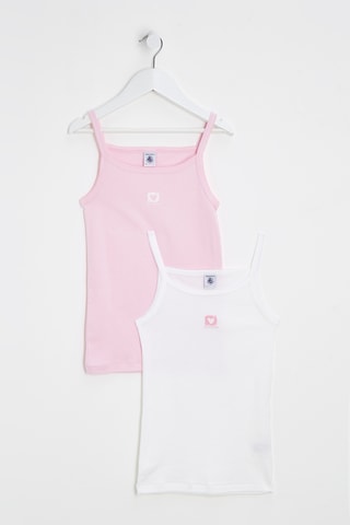 2 débardeurs - Rose et blanc
