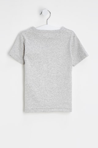 2 t-shirts - Blanc et gris chiné