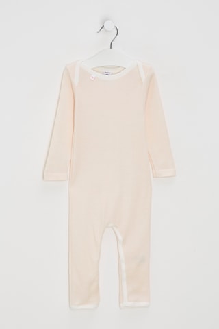 Grenouillère en laine - Saumon