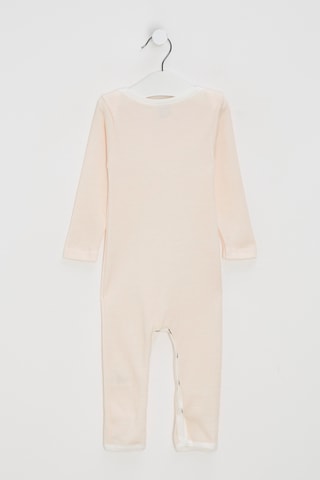 Grenouillère en laine - Saumon