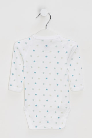 2 bodys - Blanc et vert clair