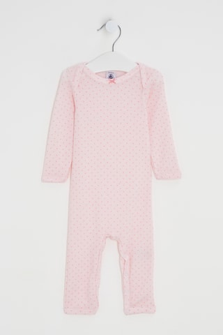 Grenouillère en laine - Saumon