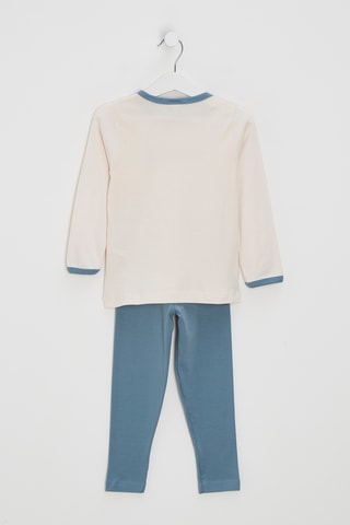 T-shirt et pantalon - Ecru et bleu marine