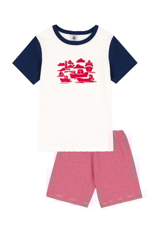 Pyjama - Blanc et rouge