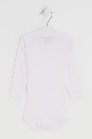 2 bodys - Rose et blanc