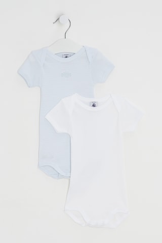 2 bodys - Bleu clair et blanc