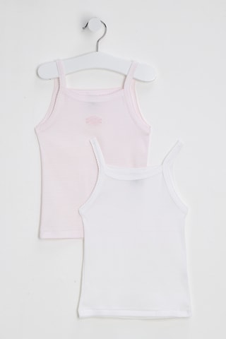 2 débardeurs - Rose et blanc