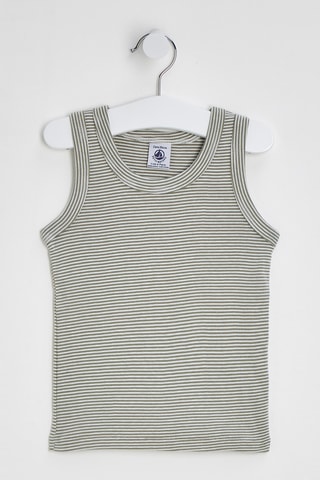 Débardeur - Blanc et gris foncé