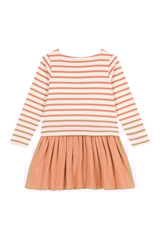 Robe trompe-l’œil - Orange