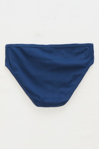 3 culottes - Bleu marine et blanc