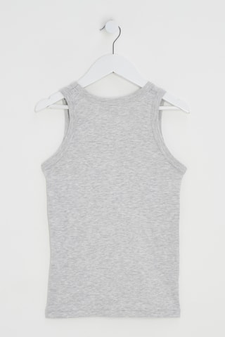 Débardeur - Gris chiné et bleu marine