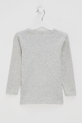 T-shirt - Gris chiné et bleu marine