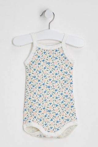 Body - Ecru et bleu cobalt