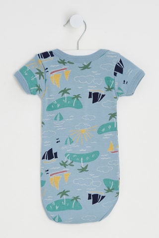 Body - Bleu clair et blanc